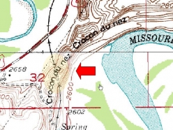 I could not believe it when researching for my layout. The USGS map looked like there was a tunnel in a very unexpected place!