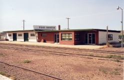 The Ft. Benton depot is unusual and far from the standard designs.