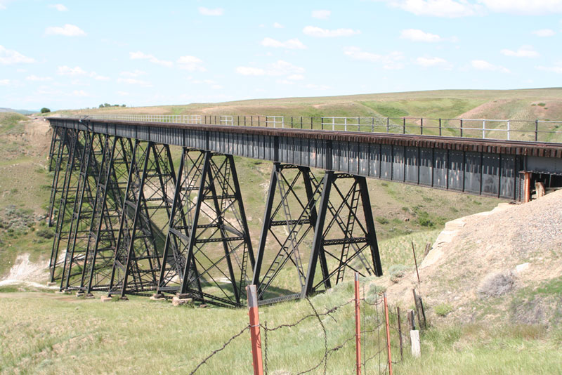 North Fork Portage Coulee Trestle.