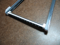 Another example of custom bent cross supports. This one was needed as the height of the bent was customized for the terrain.