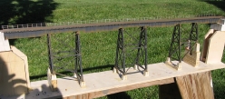 This is the finished Coal Banks trestle model before installation into  my layout.