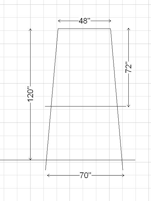Pier measurements I used on my model.