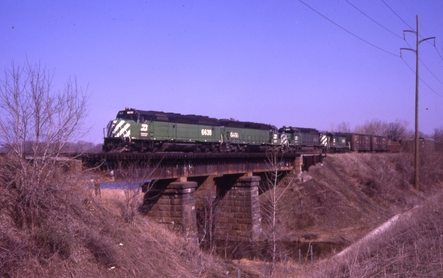 The Great Northern and Northern Pacific lines ran within eyeshot of my backyard.