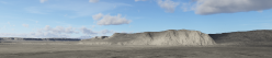 Here is a raw rendering in Terragen of USGS data with no shading.