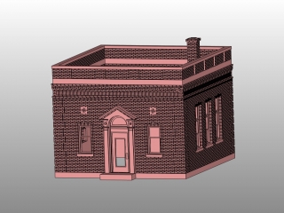 Here is a view of the final model as created in Sketchup and displayed in an STL viewer.